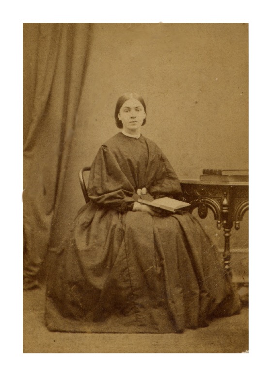My great, great aunt, Anne Osborne. Around 1863 when she was governess to the daughter of the minister at Fugglestone St Peter, Wilton.