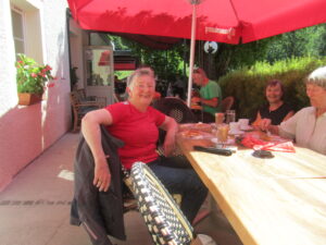 With Liz (GB), Ann( GB) & Fabienne( FR)